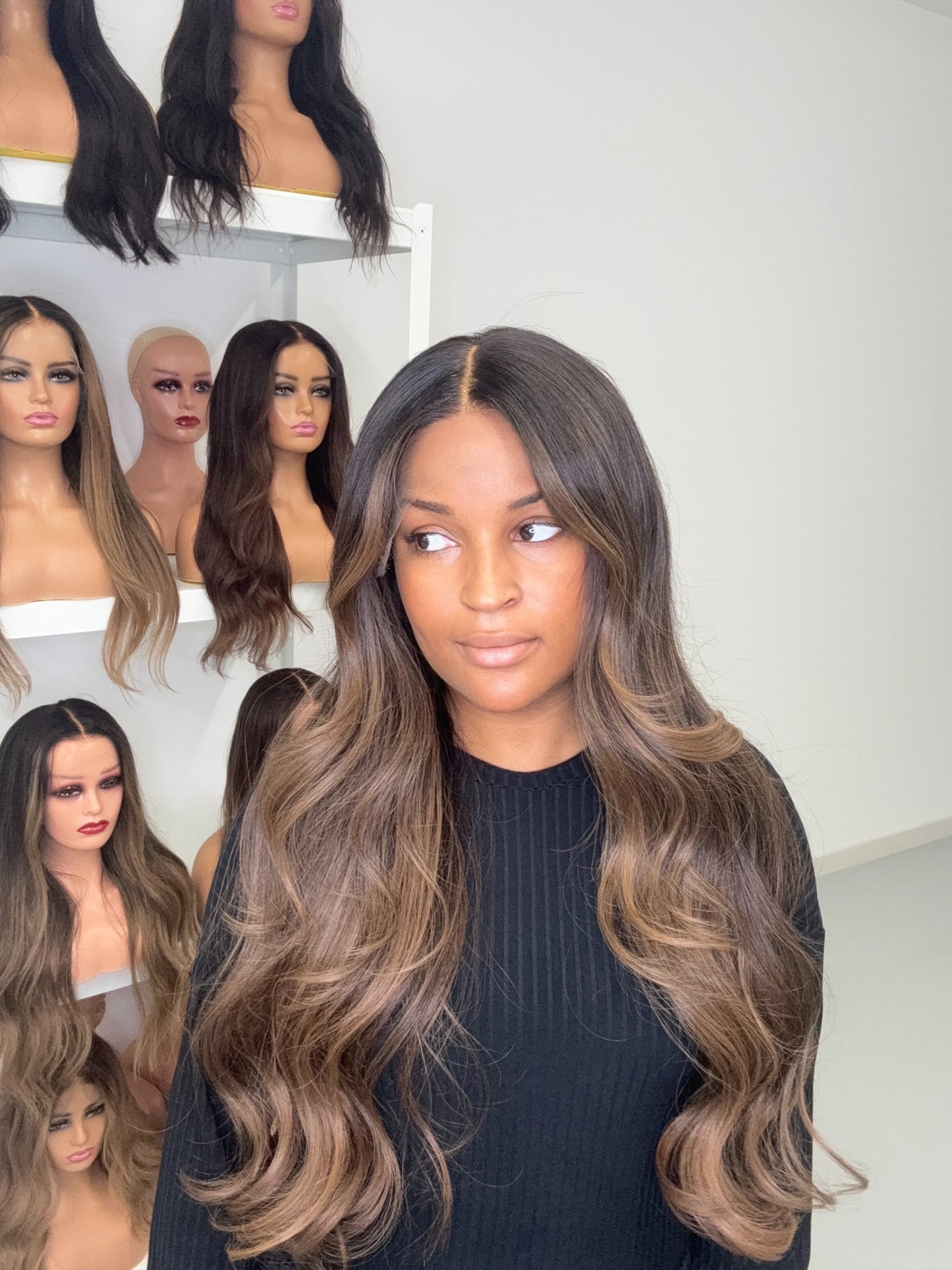 Ready To Ship Aluna Wig (9x6 HD Lace) - Medium size cap
