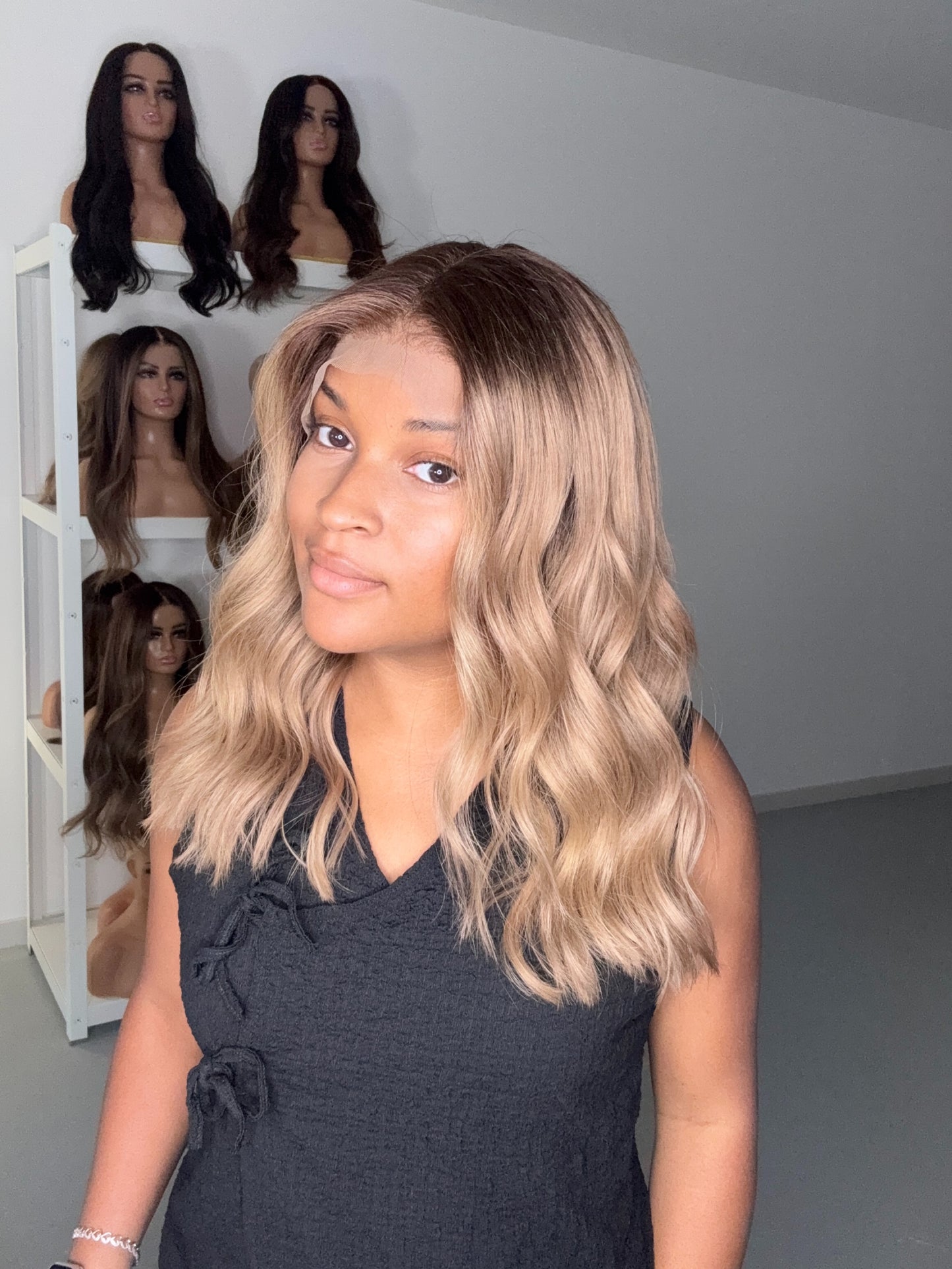 Ready To Ship Lunai Wig (13x4 Swiss Lace Medium Size Wig Cap)