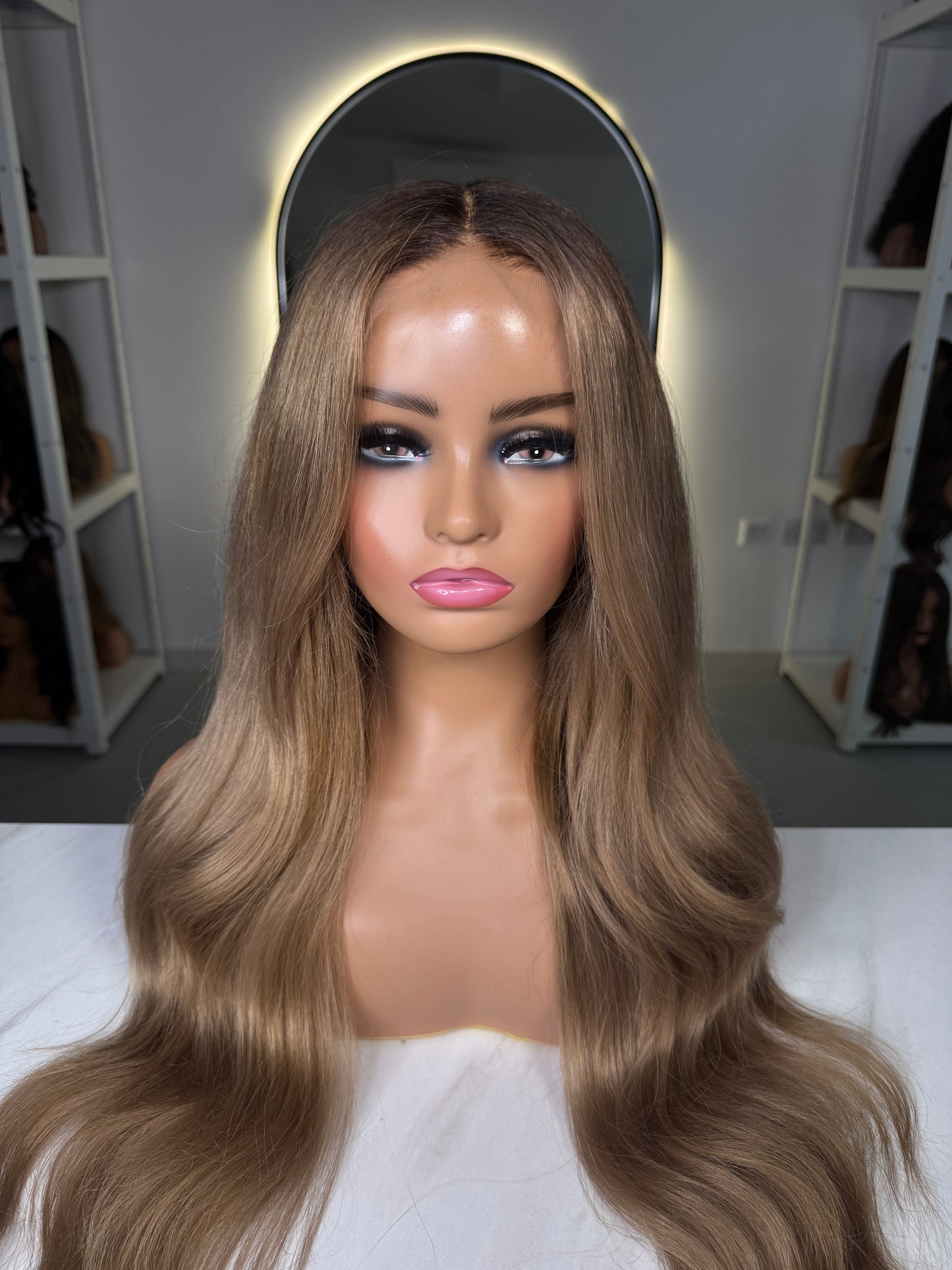 Ready To Ship Aurelia Wig (Full Lace Wig HD lace) - Medium Cap size