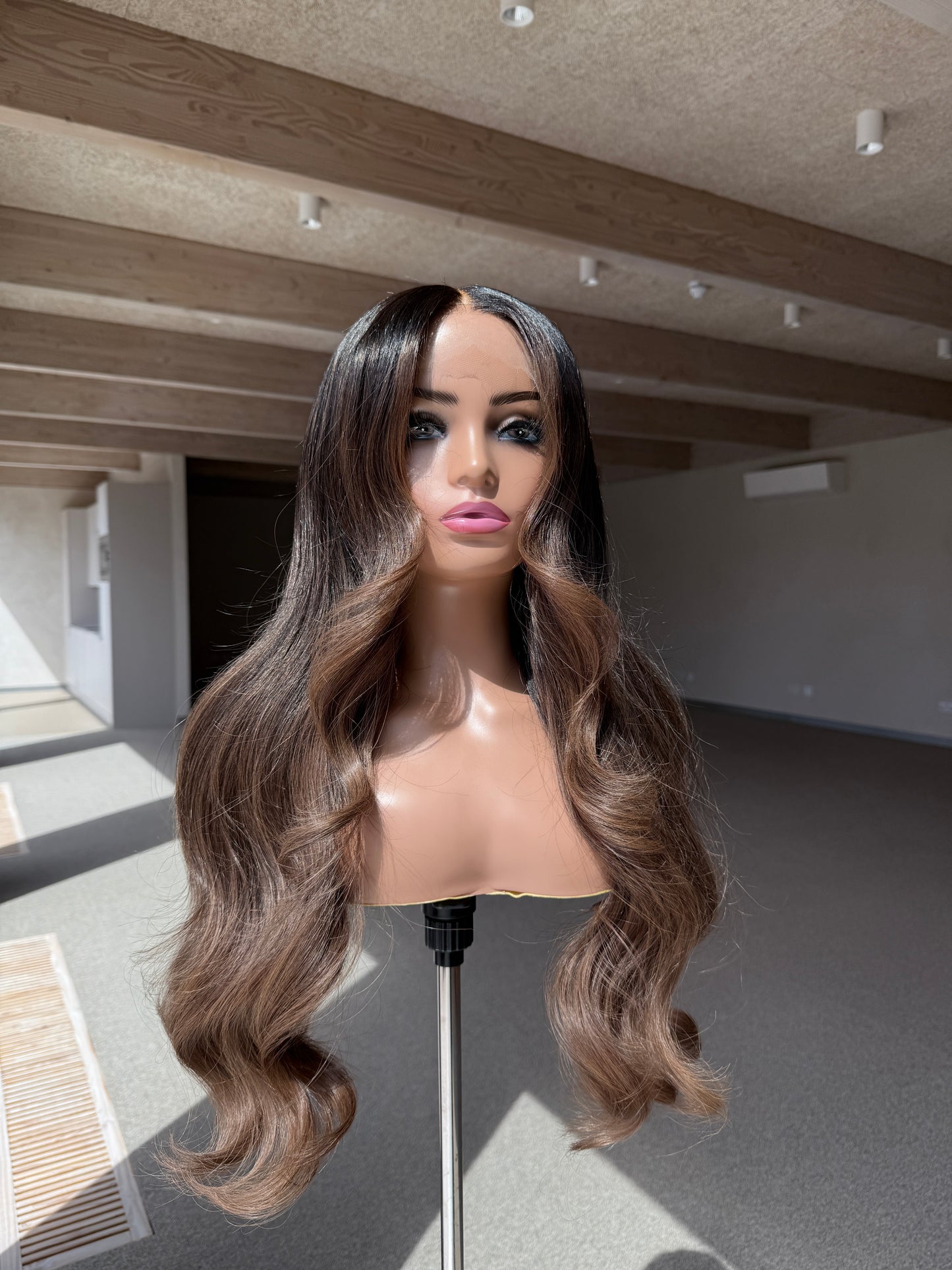 Ready To Ship Aluna Wig (9x6 HD Lace) - Medium size cap