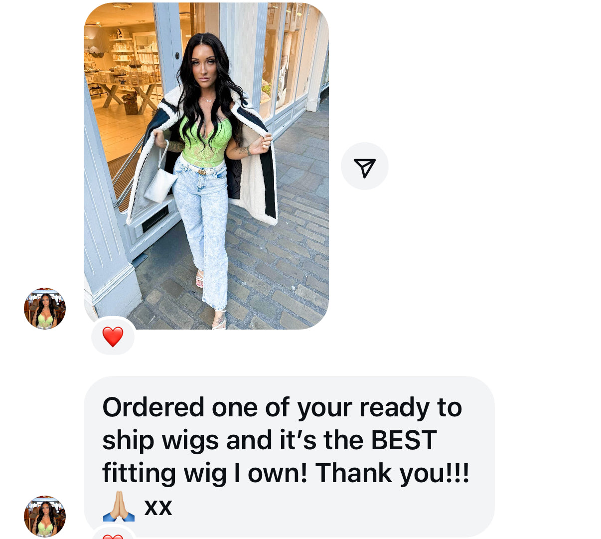 Ready To Ship Mina Wig (9x6 HD Lace - medium size cap )