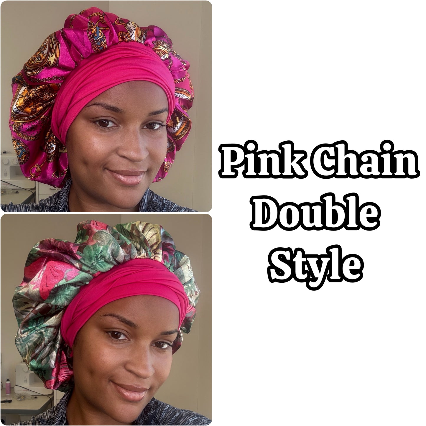 Lux Hair Bonnet - Regular Size - Double Lined Satin Material