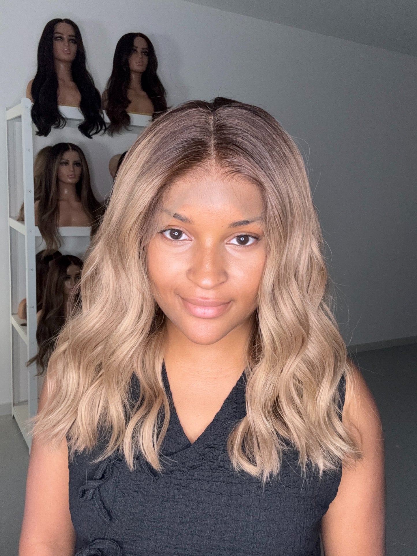 Ready To Ship Lunai Wig (13x4 Swiss Lace Medium Size Wig Cap)