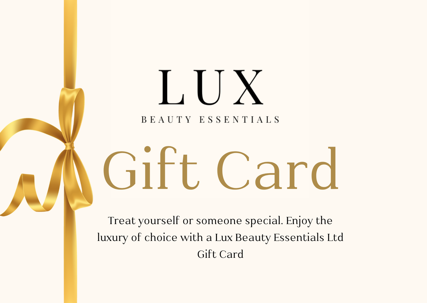 Lux Beauty Essentials Ltd Gift Card