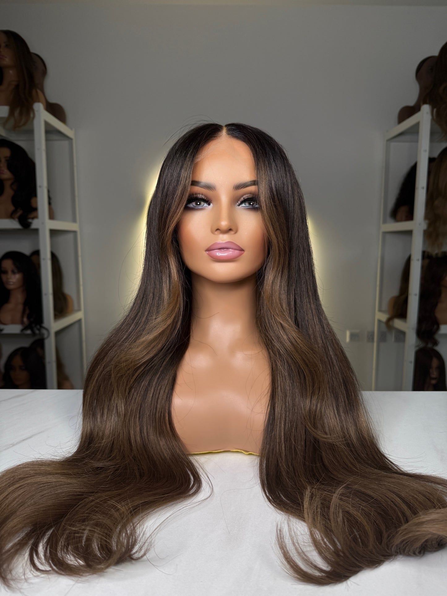 Ready To Ship Aluna Wig (9x6 HD Lace) - Medium size cap
