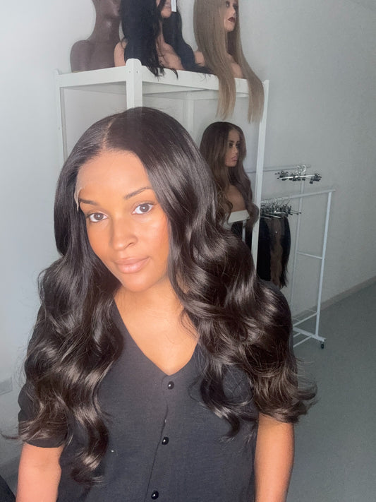 Ready To Ship Judi Wig (6x6 HD Lace) - Double Drawn Full Ends - Virgin Hair