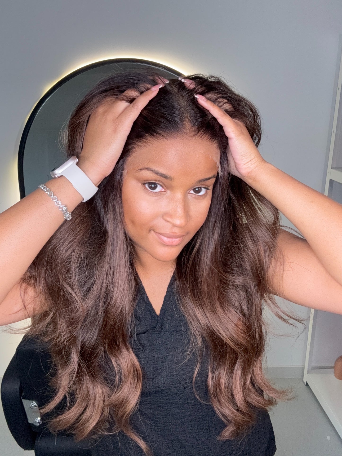 Ready To Ship Avienne Wig (7x7 HD Lace Large Size Wig Cap)