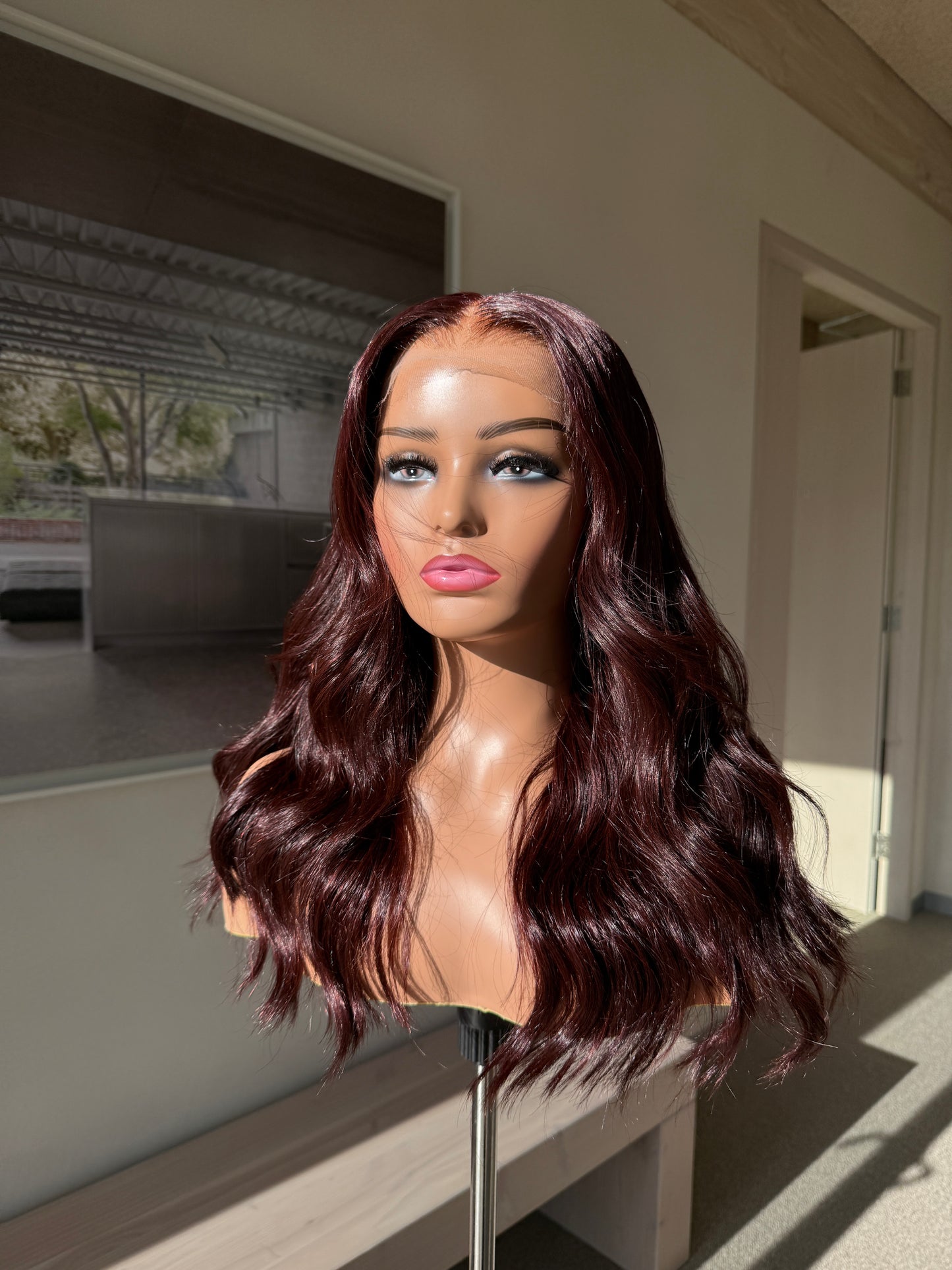 Ready To Ship Claret Enya Wig (13x6 HD Lace)