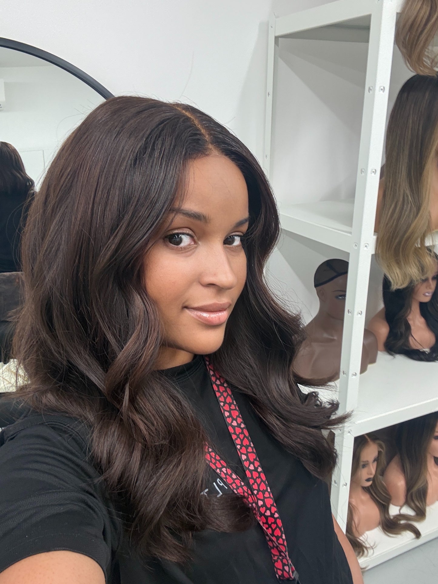 Pre-Cut Lace - Ready To Ship Mona Wig (5x5 HD lace) - Medium Cap size