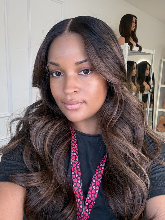 Ready To Ship Zina Wig (13x6 HD lace) - Medium Cap size